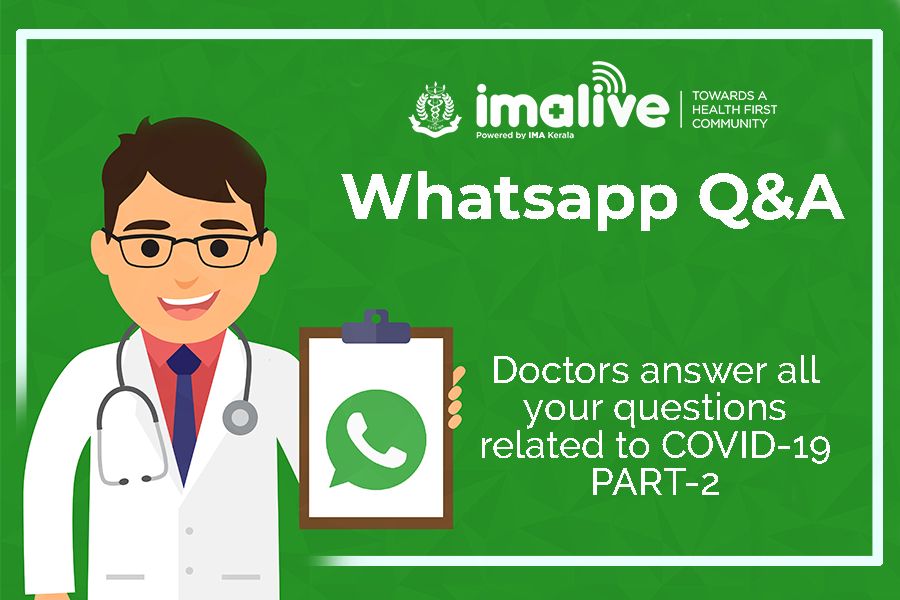 IMAlive COVID-19 Whatsapp Q&A  Answers to your questions  Part 2
